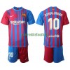 Maillot de Supporter FC Barcelone Ronaldinho 10 Domicile 2021-22 Pour Enfant